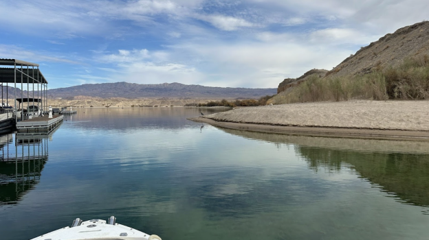 Lake Mohave and the beach shore